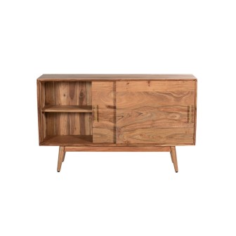 Retro media dressoir | Met schuifdeur |  117x30x70 cm