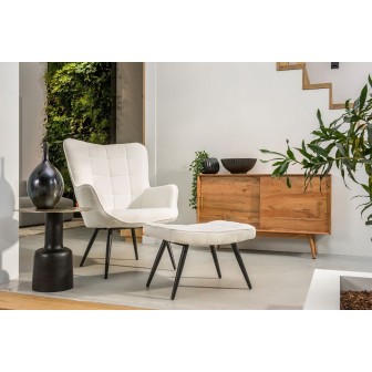 Retro media dressoir | Met schuifdeur |  117x30x70 cm