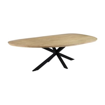 Eetkamertafel Pebble Organisch | Octo poot | Mangohout | 280 x 140 cm