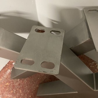 Salontafel poten | X-Type small raw metal| UrbanSofa