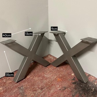 Salontafel poten | X-Type small raw metal| UrbanSofa