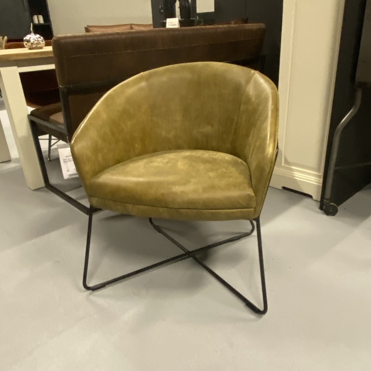 Fauteuil Britisch | Moss groen | Afrika Leder