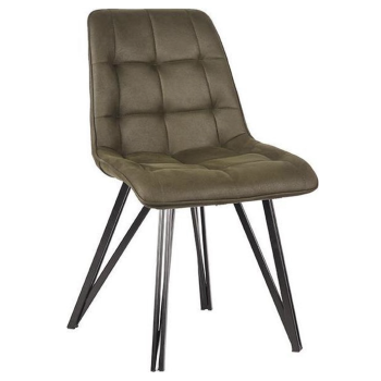 Eetkamerstoel Boaz | Army green | Microvezel