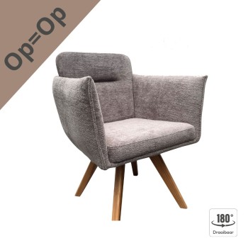 Eetkamerstoel Amstel | Houten draaipoot | Sino Wood 108