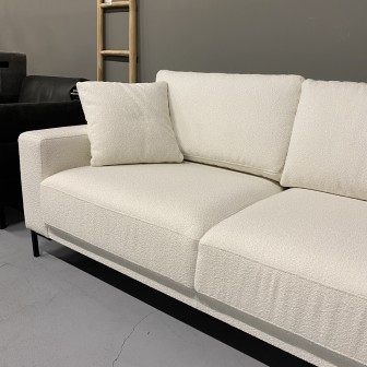 Hoekbank Maltese | 2,5 zits AL + Open eiland Rechts | Alpine Ivory 101