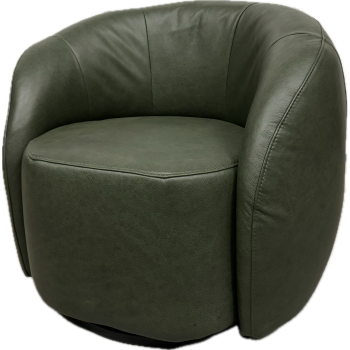 Fauteuil Harlem | Retro leder | Groen