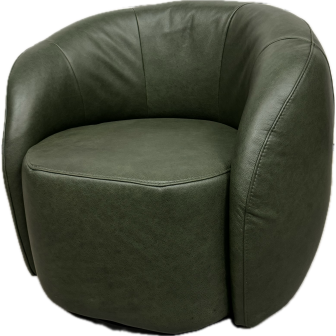 Fauteuil Harlem | Retro leder | Groen