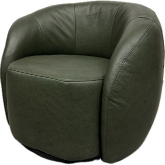 Fauteuil Harlem | Retro leder | Groen