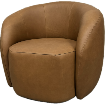 Fauteuil Harlem | Retro Leder | lichtbruin