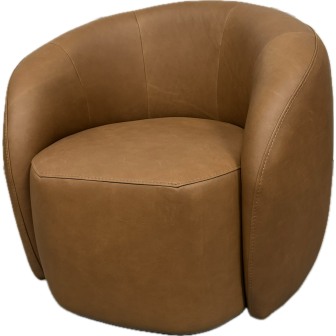Fauteuil Harlem | Retro Leder | lichtbruin