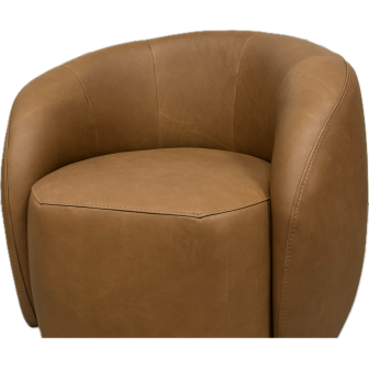 Fauteuil Harlem | Retro Leder | lichtbruin