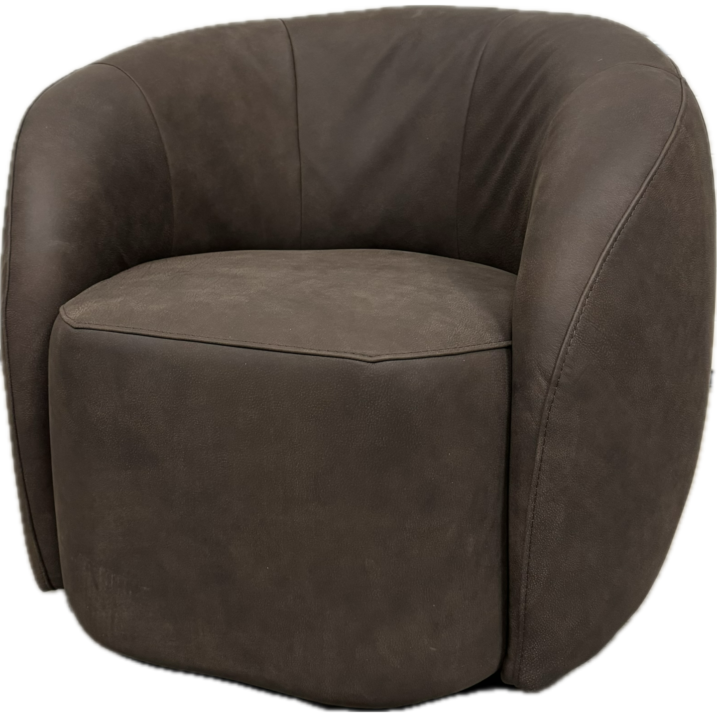 Fauteuil Harlem | Ecoleder | Donkerbruin