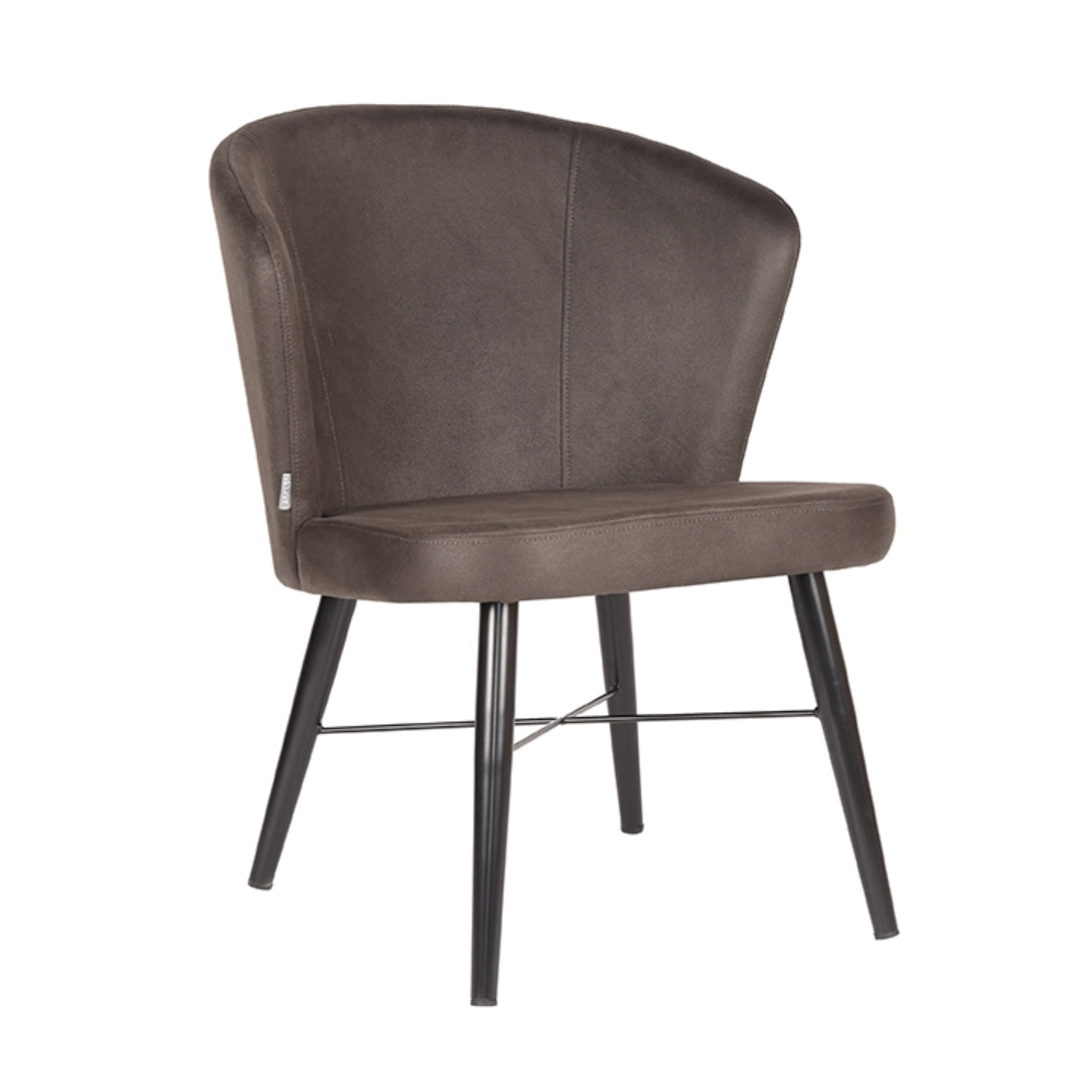 Fauteuil Wave - Antraciet - Microvezel