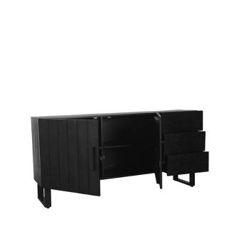 Dressoir Sereno - Zwart - Mangohout