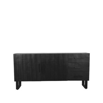 Dressoir Sereno - Zwart - Mangohout