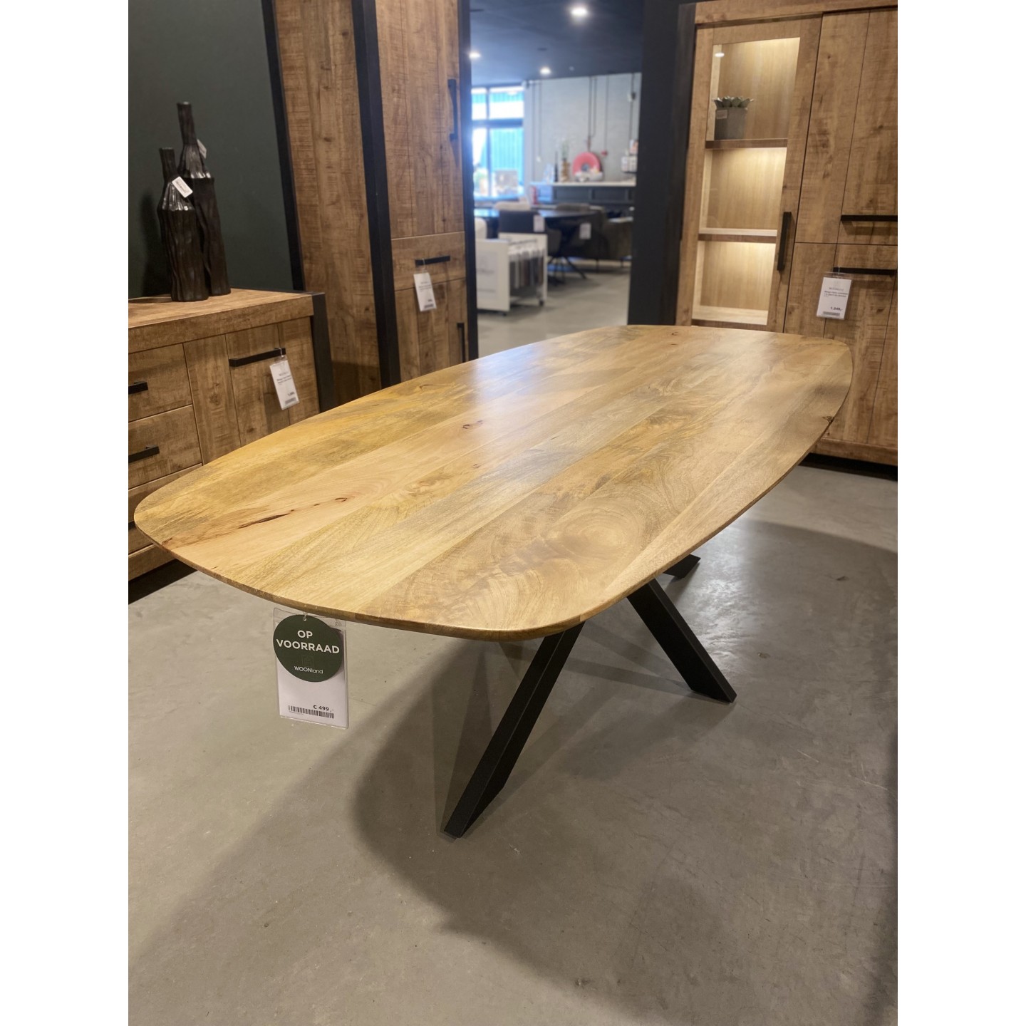 Eetkamertafel Skagen | Deens ovaal | 160 cm