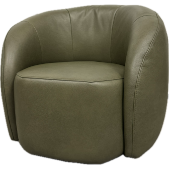 Fauteuil Harlem | Retro Leder | Groen