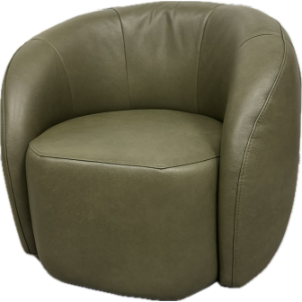 Fauteuil Harlem | Retro Leder | Groen
