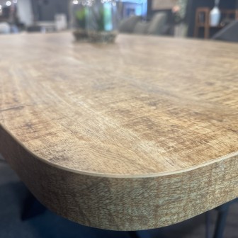 Eetkamertafel Reus Deens ovaal 210 x 100 x 78 cm | HPL | Mango
