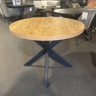 Eetkamertafel Vigo rond | 110 cm | Lamalux | Mango