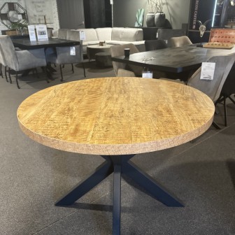 Eetkamertafel Vigo rond | 110 cm | Lamalux | Mango