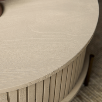 Salontafel Madison Sand | 80 cm | Rond