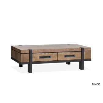 Binck salontafel 135x67 + lade lamulux