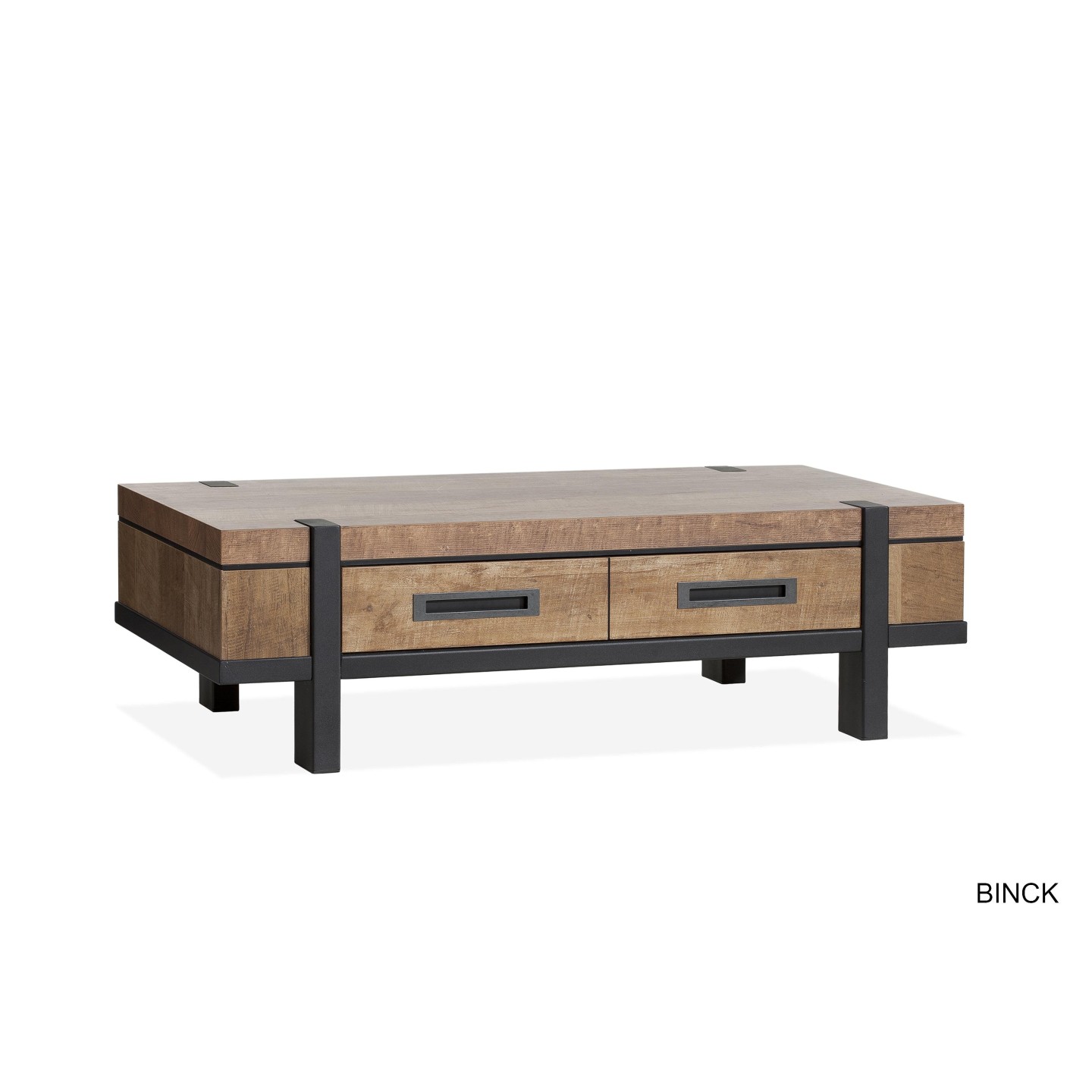 Binck salontafel 135x67 + lade lamulux