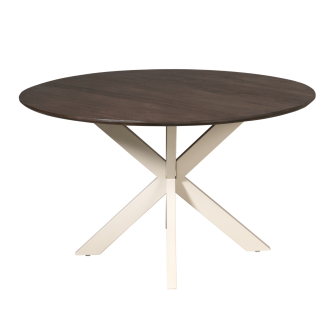 Eettafel Rond Madison Brown | 110 cm | Poot Sand