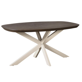 Eettafel Madison Brown | 160 cm | Poot Sand