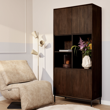 Vakkenkast Madison Brown | 90 cm