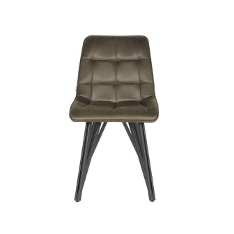 Eetkamerstoel Boaz | Army green | Microvezel