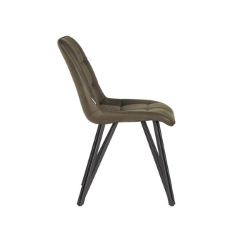 Eetkamerstoel Boaz | Army green | Microvezel
