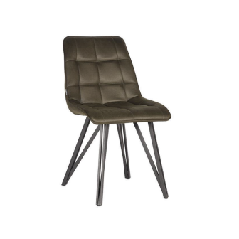 Eetkamerstoel Boaz | Army green | Microvezel