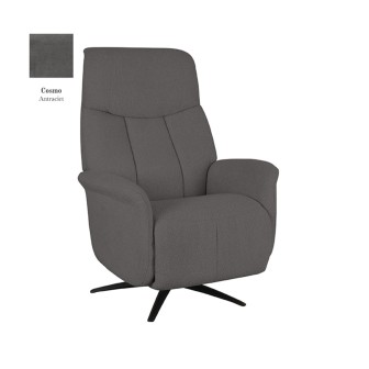 Fauteuil Oslo - Antraciet - Micro Suede - One Size