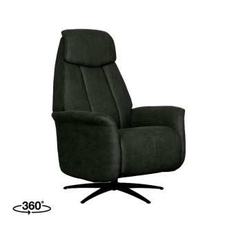 Fauteuil Oslo - Antraciet - Micro Suede - One Size