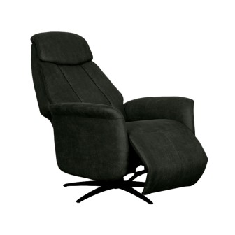Fauteuil Oslo - Antraciet - Micro Suede - One Size