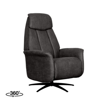 Fauteuil Oslo - Antraciet - Micro Suede - One Size