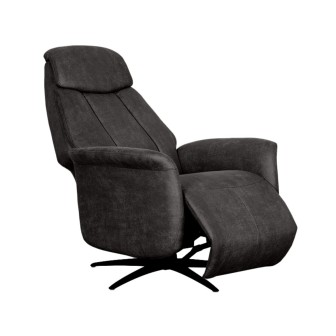 Fauteuil Oslo - Antraciet - Micro Suede - One Size