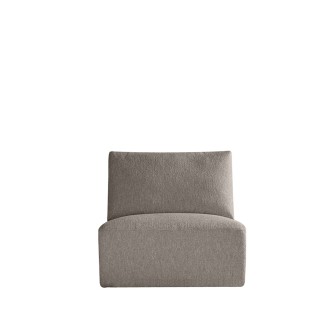 Bank Rocca - Taupe - Canyon - 1,5-Zits Zonder Arm