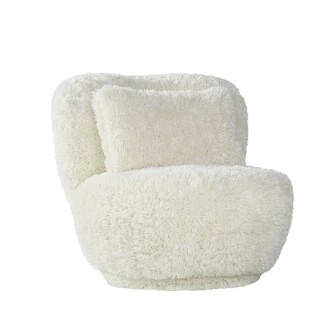 Fauteuil Doodle - Crème - Fluffy - One Size