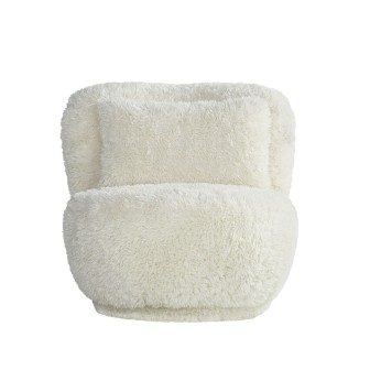 Fauteuil Doodle - Crème - Fluffy - One Size
