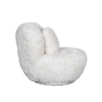 Fauteuil Doodle - Crème - Fluffy - One Size