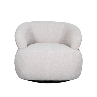 Fauteuil Valenza - Naturel - Boucle - Walnoot Eiken