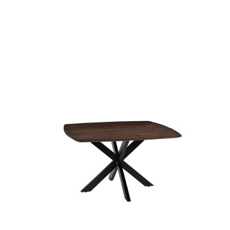 Eetkamertafel Blake - Espresso - Mangohout - 140x140 cm