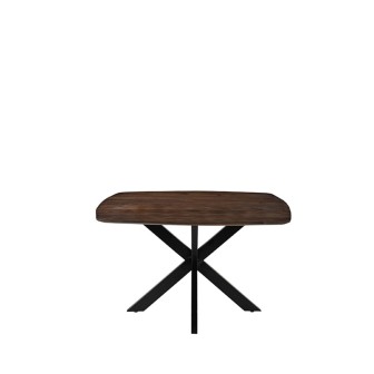 Eetkamertafel Blake - Espresso - Mangohout - 140x140 cm