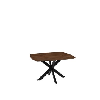 Eetkamertafel Blake - Nature - Mangohout - 130x130 cm