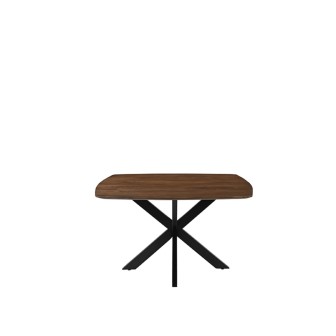 Eetkamertafel Blake - Nature - Mangohout - 130x130 cm