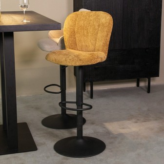 Barkruk Vino - Mustard - Elite - Zithoogte 64-84