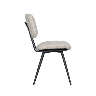 Eetkamerstoel Liva - Naturel - Elite - Black Frame